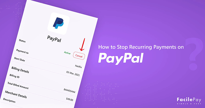 Stop Recurring Payments on PayPal