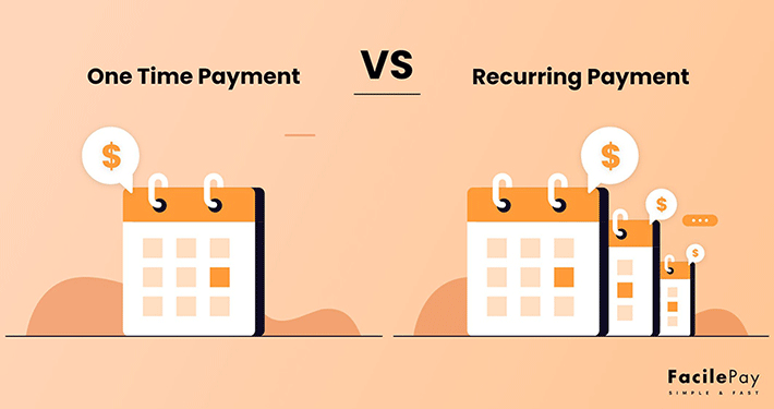 One Time Payment vs Recurring Payment